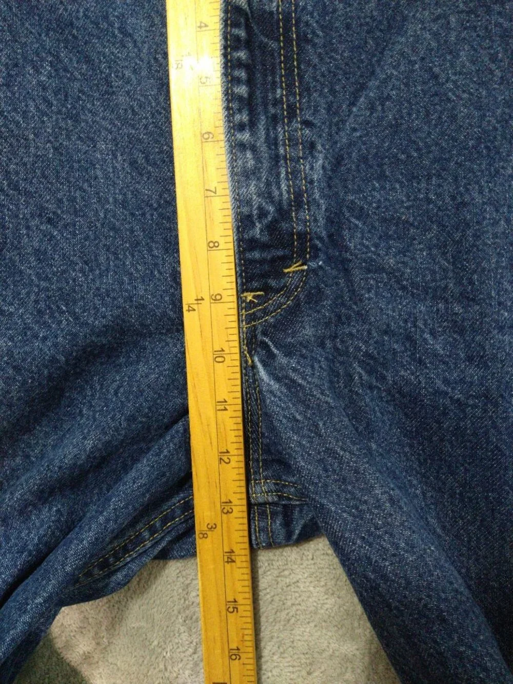Beretta Jeans Mens 40x30 Blue Denim High Rise Straight Leg Vintage Made In USA